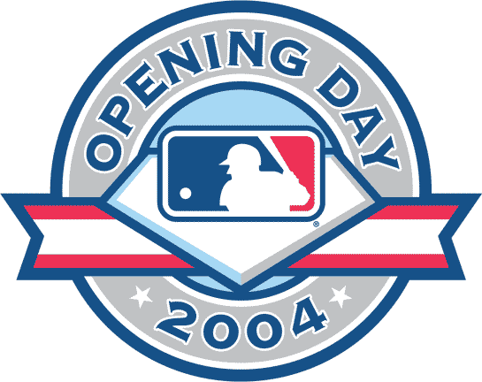 MLB Opening Day 2004 Primary Logo DIY iron on transfer (heat transfer)
